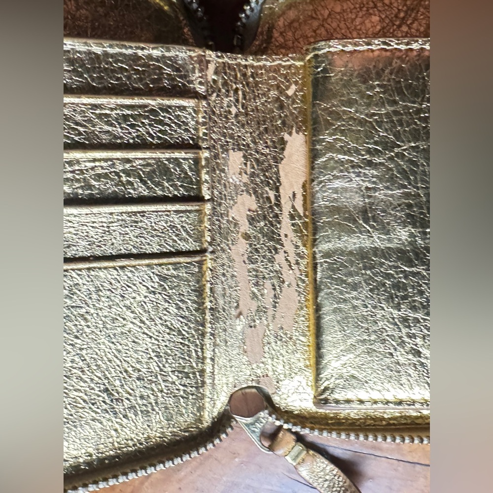 Comme de garçons Metallic Leather Wallet - Picture 16 of 16